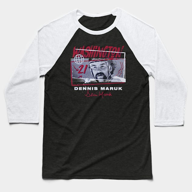 Dennis Maruk Washington Tones Baseball T-Shirt by lavonneroberson